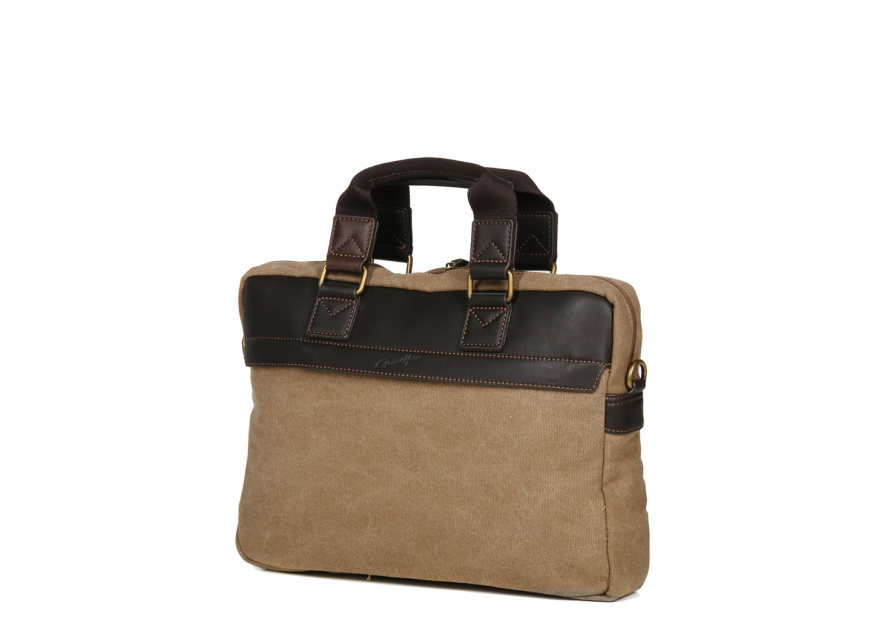 Gerard Henon 22379 - COTON ET CUIR - MARRON safari porte documents s Sac business