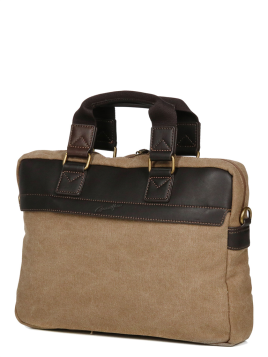 Gerard Henon 22379 - COTON ET CUIR - MARRON safari porte documents s Sac business