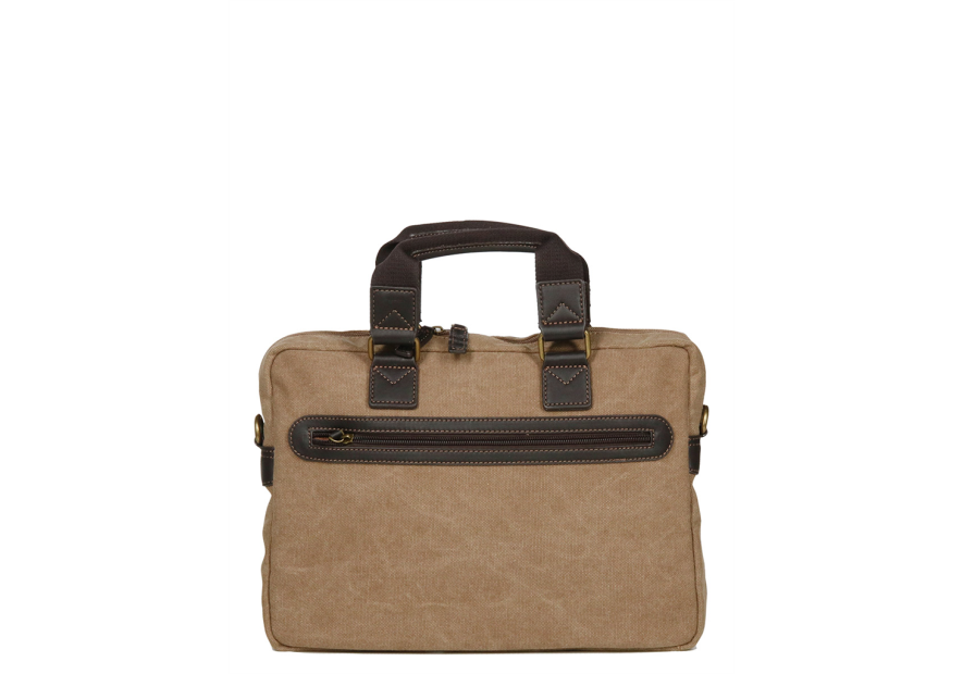 Gerard Henon 22379 - COTON ET CUIR - MARRON safari porte documents s Sac business