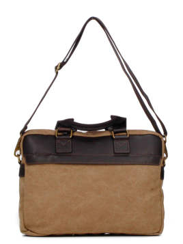 Gerard Henon 22379 - COTON ET CUIR - MARRON safari porte documents s Sac business