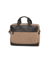 Gerard Henon 22381 - COTON ET CUIR - MARRON porte documents 15" safari sac-business