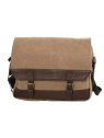 Gerard Henon 22360 - COTON ET CUIR - MARRON sac gibecière a4 safari loisirs