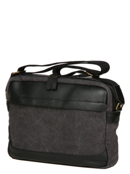 Gerard Henon 22354 - COTON ET CUIR - NOIR sac reporter safari Sac business