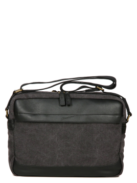 Gerard Henon 22354 - COTON ET CUIR - NOIR sac reporter safari Sac business