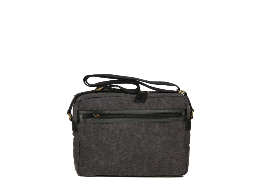 Gerard Henon 22354 - COTON ET CUIR - NOIR sac reporter safari Sac business