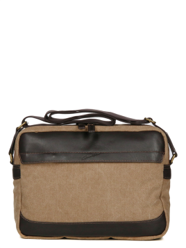 Gerard Henon 22354 - COTON ET CUIR - MARRON sac reporter safari Sac business