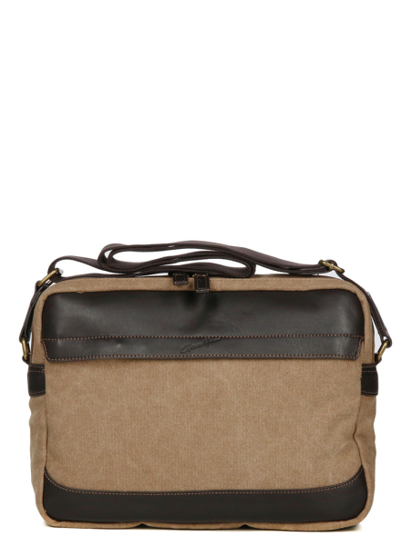 Gerard Henon 22354 - COTON ET CUIR - MARRON sac reporter safari Sac business