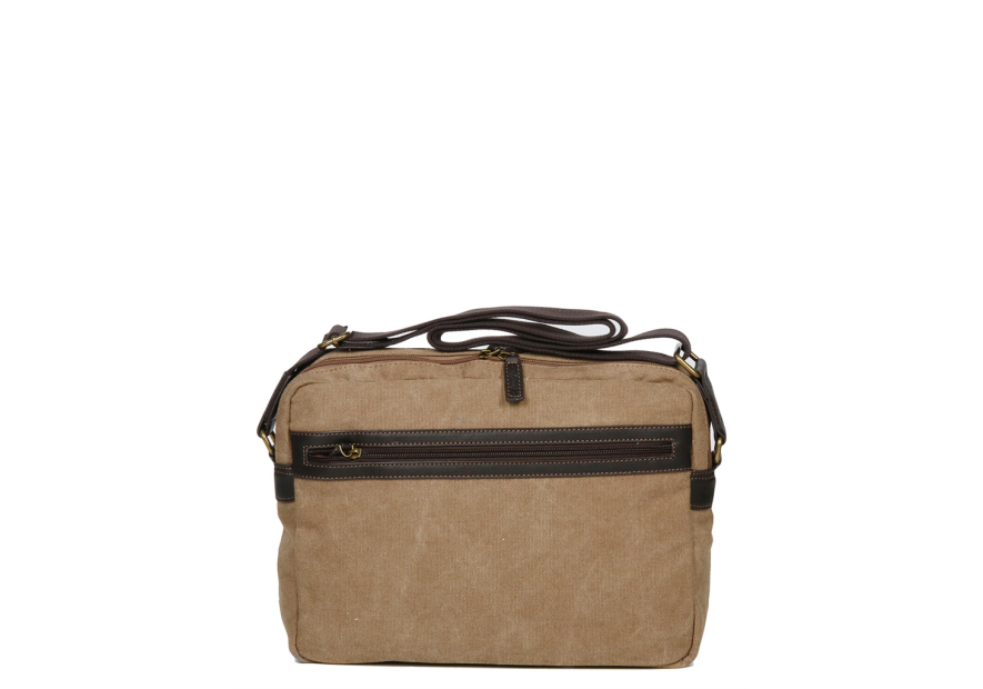 Gerard Henon 22354 - COTON ET CUIR - MARRON sac reporter safari Sac business