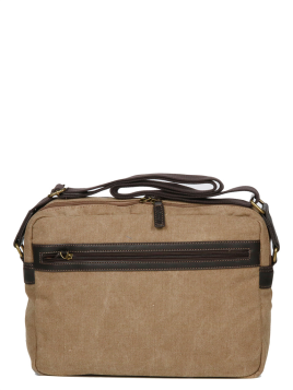 Gerard Henon 22354 - COTON ET CUIR - MARRON sac reporter safari Sac business