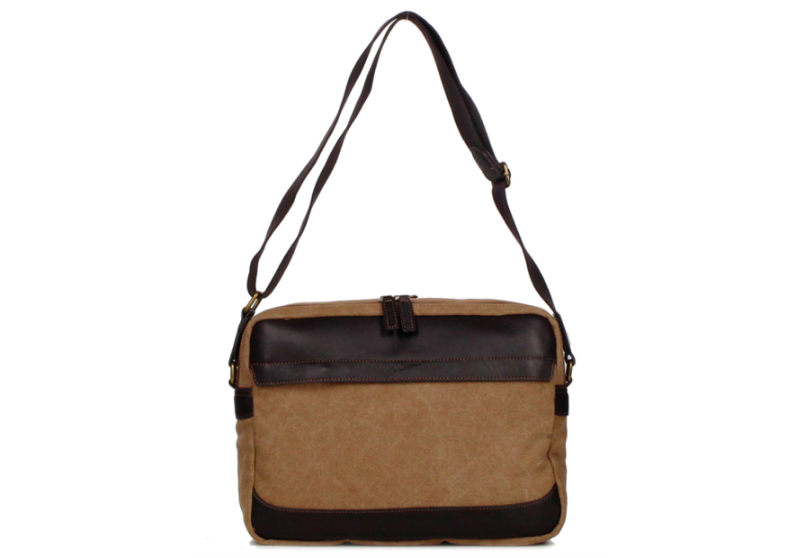 Gerard Henon 22354 - COTON ET CUIR - MARRON sac reporter safari Sac business