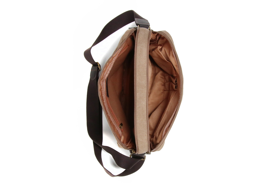 Gerard Henon 22354 - COTON ET CUIR - MARRON sac reporter safari Sac business