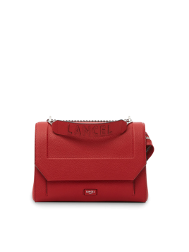 Lancel A09223 - CUIR DE VACHETTE - ROUG Lancel Ninon l - Sac Rabat Sacs à mains