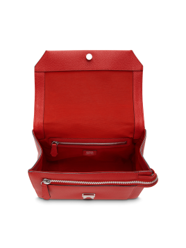 Lancel A09223 - CUIR DE VACHETTE - ROUG Lancel Ninon l - Sac Rabat Sacs à mains