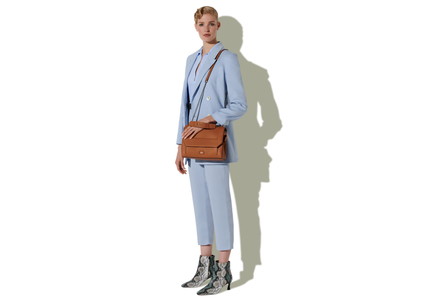 Lancel A09223 - CUIR DE VACHETTE - CAME Lancel Ninon l - Sac Rabat Sacs à mains