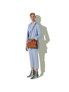 Lancel A09223 - CUIR DE VACHETTE - CAME Lancel Ninon l - Sac Rabat Sacs à mains