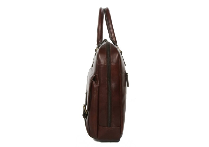 Gerard Henon 2283 - CUIR DE VACHETTE - CHOCOL hénon vérone porte documents 15" Sac business