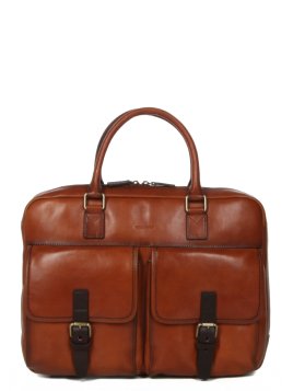 Gerard Henon 2283 - CUIR DE VACHETTE - MARRON hénon vérone porte documents 15" Sac business