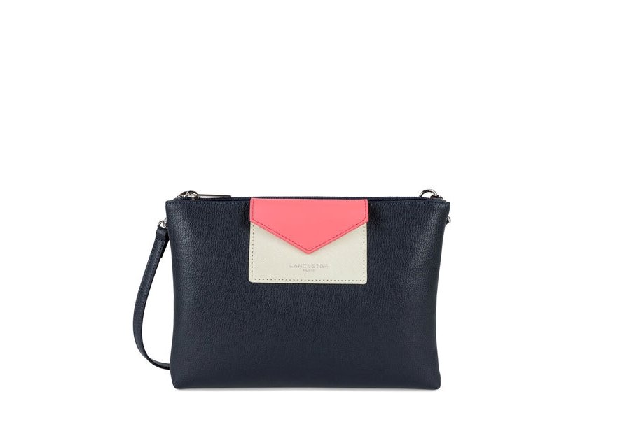 Lancaster 517-27 - TEP ET CUIR - BLEU MULT lancaster-maya-trotteur m Sacs à mains