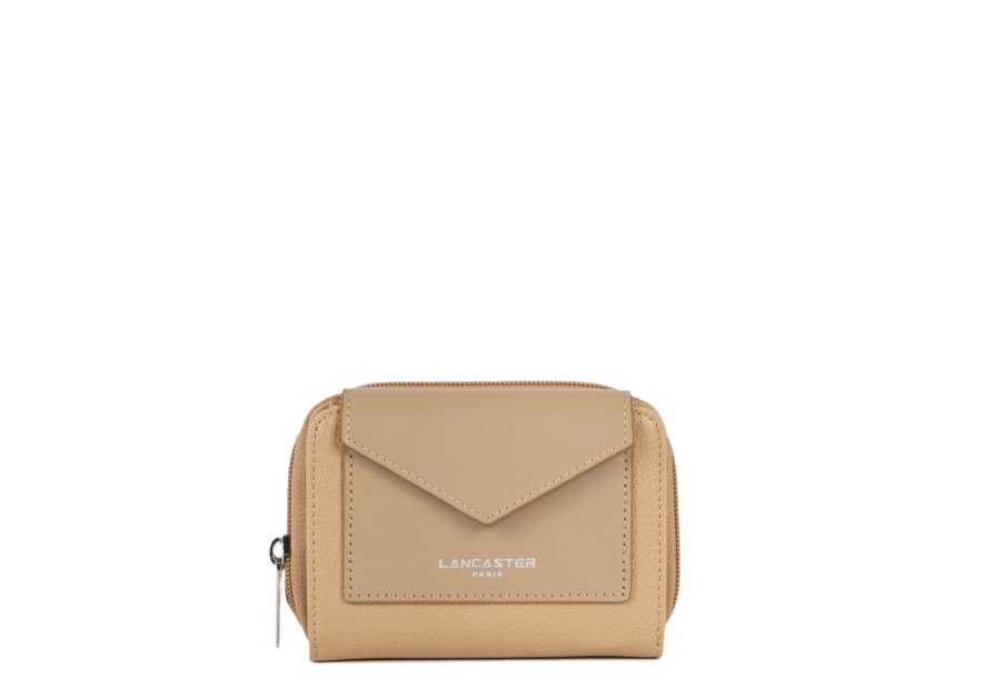 Lancaster 117-03 - TEP ET CUIR - CHAMPAGNE Maya - Portefeuille pmpb femme