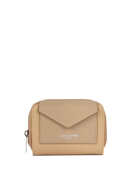 Lancaster 117-03 - TEP ET CUIR - CHAMPAGNE Maya - Portefeuille pmpb femme