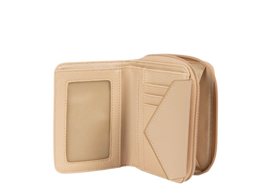 Lancaster 117-03 - TEP ET CUIR - CHAMPAGNE Maya - Portefeuille pmpb femme