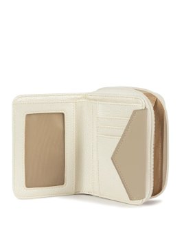 Lancaster 117-03 - TEP ET CUIR - BLANC NAC Maya - Portefeuille pmpb femme