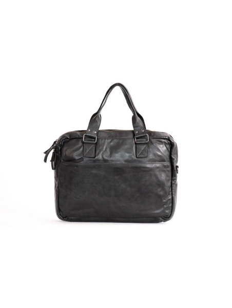 Bear Design CL32843 - CUIR DE VACHETTE - NOI bear design-classic-porte documents m Sac business