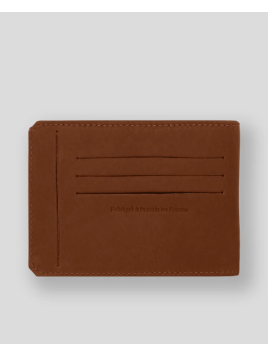 Les Ateliers Foures 948 - CUIR DE VACHETTE - FAUVE porte cartes identité et cc baroudeur fourès porte cartes