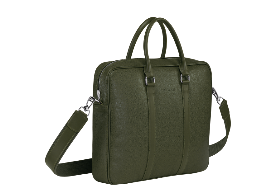 Longchamp 2122021 - VACHETTE FOULONNEE - K porte documents ordinateur taille s le foulonné Sac business