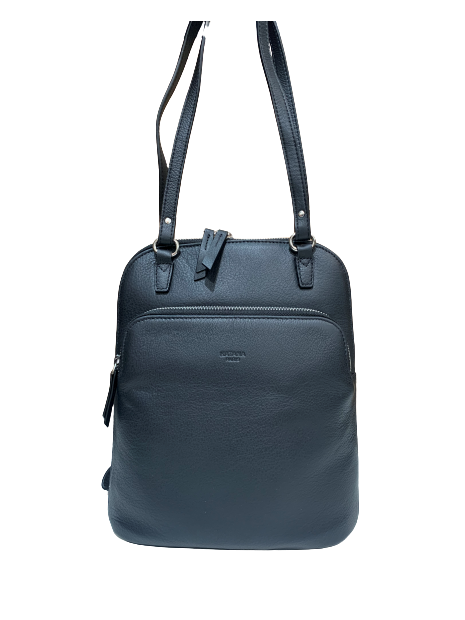Katana 89826 - CUIR DE VACHETTE - NOIR katana jo grainé shopper/sac à dos sac-a-main-shopping-toile-ou-cuir