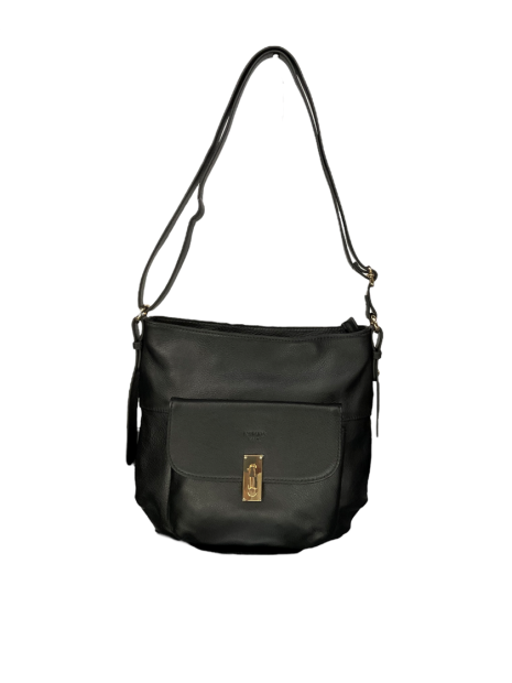 Katana 89702 - CUIR DE VACHETTE - NOIR katana tourniquet besace m sacs-a-mains