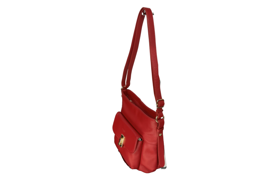 Katana 89702 - CUIR DE VACHETTE - ROUGE katana tourniquet besace m Sacs à mains