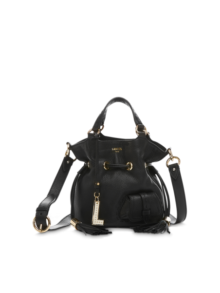 Lancel A10109 - CUIR DE VACHETTE - NOIR Premier flirt S de Lancel - Sac seau Sacs à mains