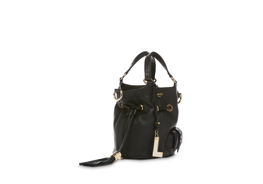 Lancel A10109 - CUIR DE VACHETTE - NOIR Premier flirt S de Lancel - Sac seau Sacs à mains