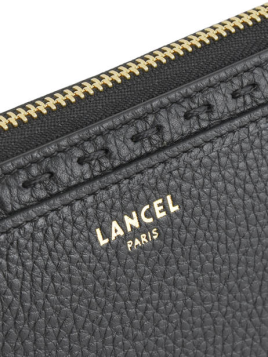Lancel A10111 - CUIR DE VACHETTE - NOIR Premier Flirt de Lancel - Portefeuille long zippé pmpb femme