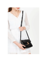 Lancaster 547-40 - CUIR DE VACHETTE - NOIR lancaster foulonné milano sac rabat carré s sacs-a-mains