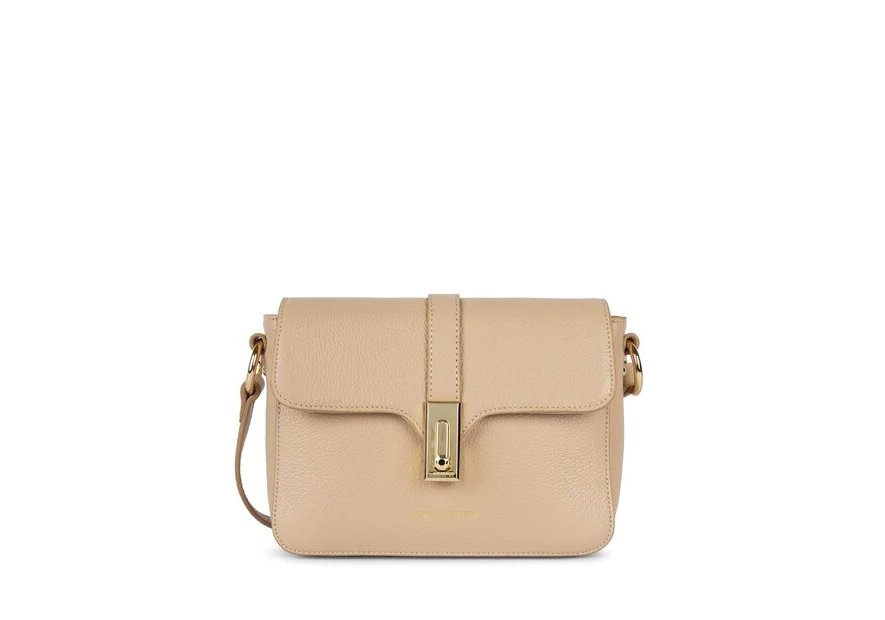 Lancaster 547-40 - CUIR DE VACHETTE - BEIG lancaster foulonné milano sac rabat carré s Sacs à mains