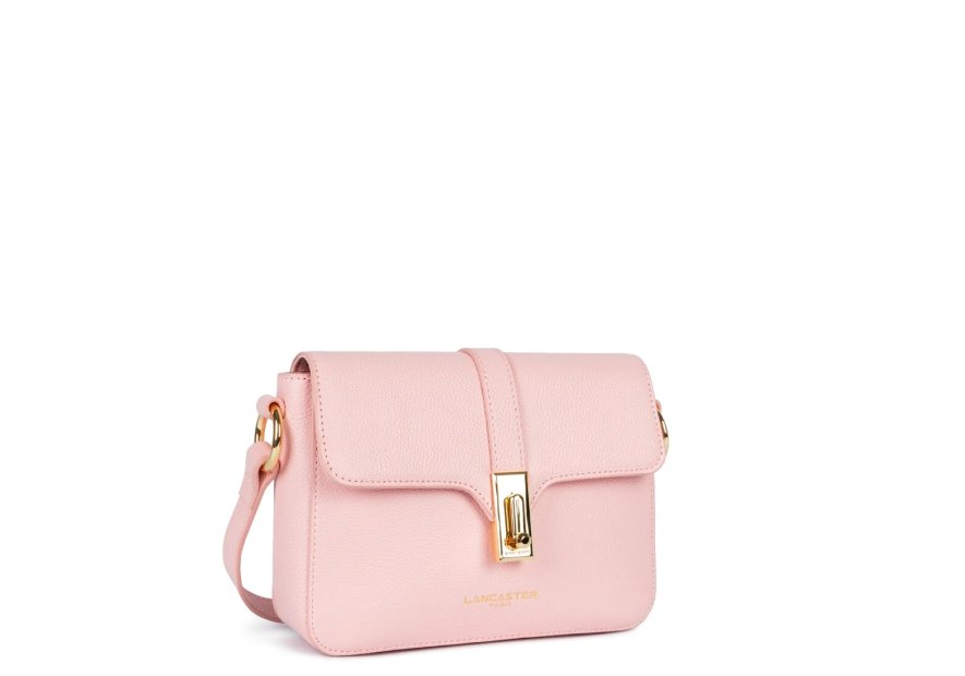 Lancaster 547-40 - CUIR DE VACHETTE - ROSE lancaster foulonné milano sac rabat carré s Sacs à mains