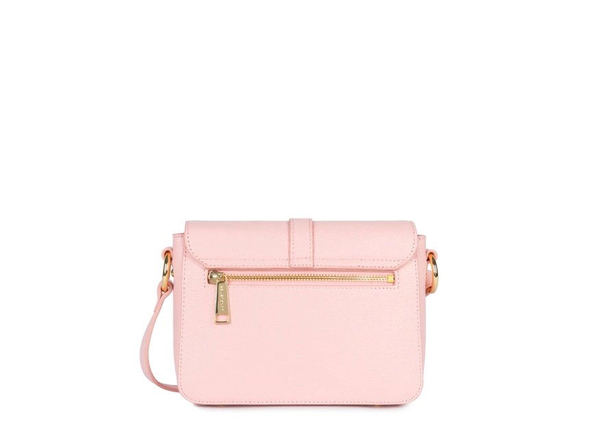 Lancaster 547-40 - CUIR DE VACHETTE - ROSE lancaster foulonné milano sac rabat carré s Sacs à mains