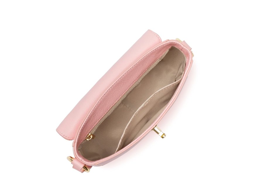 Lancaster 547-40 - CUIR DE VACHETTE - ROSE lancaster foulonné milano sac rabat carré s Sacs à mains