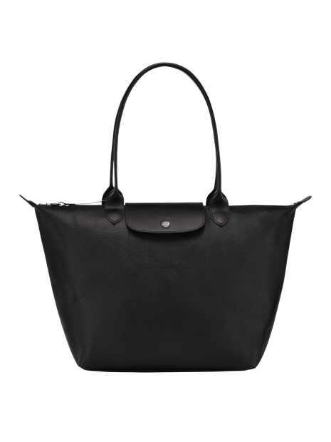 Longchamp 1899/HYQ - TEP ET CUIR - NOIR longchamp-pliage city-shopping l sac-a-main-shopping-toile-ou-cuir