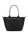 Longchamp 1899/HYQ - TEP ET CUIR - NOIR longchamp-pliage city-shopping l sac-a-main-shopping-toile-ou-cuir
