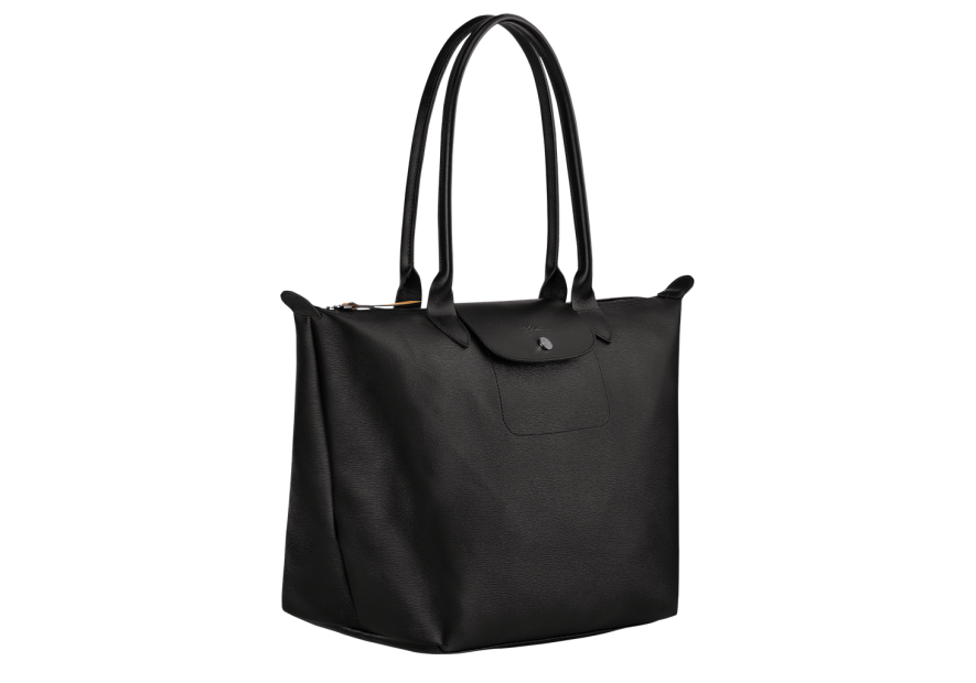 Longchamp 1899/HYQ - TEP ET CUIR - NOIR longchamp-pliage city-shopping l shopping