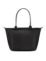 Longchamp 1899/HYQ - TEP ET CUIR - NOIR longchamp-pliage city-shopping l sac-a-main-shopping-toile-ou-cuir