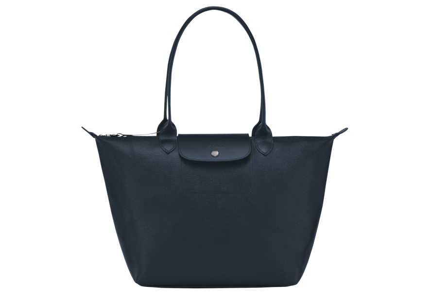 Longchamp 1899/HYQ - TEP ET CUIR - NAVY longchamp-pliage city-shopping l shopping