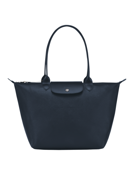 Longchamp 1899/HYQ - TEP ET CUIR - NAVY longchamp-pliage city-shopping l sac-a-main-shopping-toile-ou-cuir
