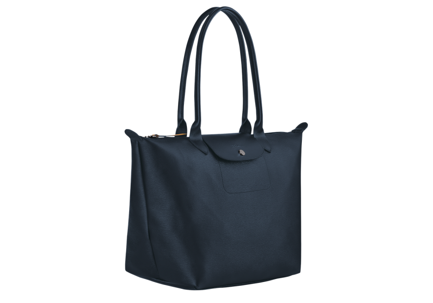 Longchamp 1899/HYQ - TEP ET CUIR - NAVY longchamp-pliage city-shopping l shopping