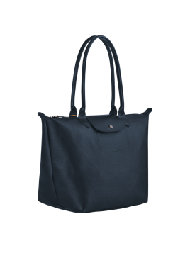 Longchamp 1899/HYQ - TEP ET CUIR - NAVY longchamp-pliage city-shopping l shopping