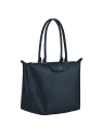 Longchamp 1899/HYQ - TEP ET CUIR - NAVY longchamp-pliage city-shopping l sac-a-main-shopping-toile-ou-cuir