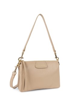 Lancaster 529-73 - CUIR DE VACHETTE - BEIG dune trotteur multipoches Sacs à mains